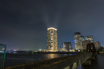 夜の晴海エリア