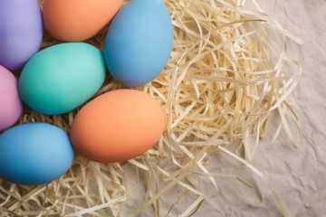 Easter Eggs. Sunday. Easter. Happy Holidays. Christian holiday. Religion. Tradition. Easter background.