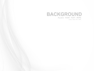 abstract white background with waves