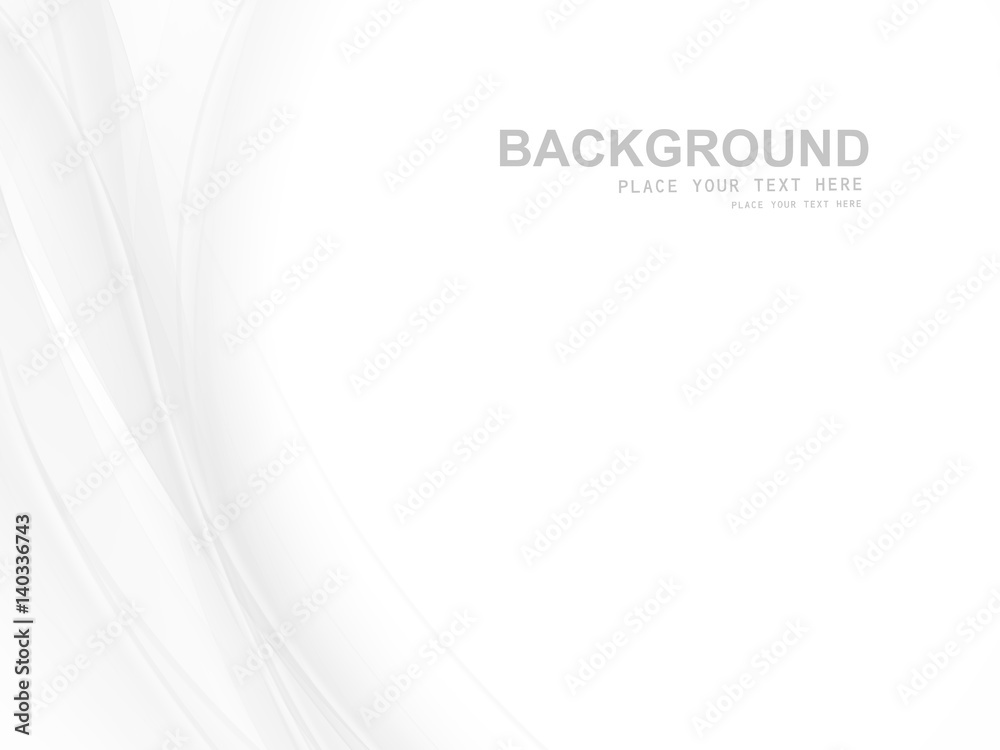 Canvas Prints abstract white background with waves