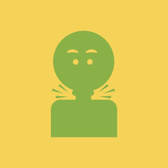 sore throat, various symptoms of AIDS on human blinds