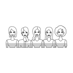 Fototapeta premium young people cartoon icon over white background. vector illustration