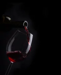 Rolgordijnen Ontwerp wijnkaart © hitdelight