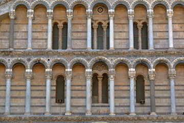 Details of the Pisa Cathedral, Italy