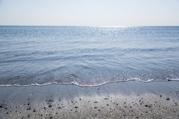 由比ヶ浜のビーチ