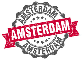 Amsterdam round ribbon seal