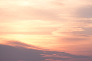 夕日　夕焼け空