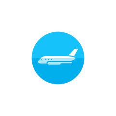 Circle icon - Airplane