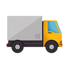 truck delivery isolated icon vector illustration design