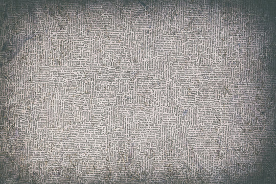 Stained Newspaper Article Pieces Background