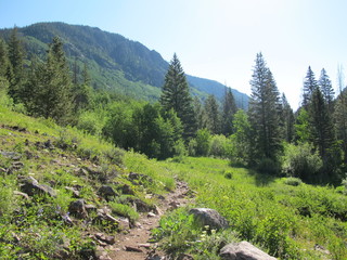 Enroute to Gore Lake in Eagles Nest Wilderness