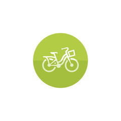 Fototapeta premium Circle icon - City bike