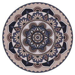 Flower Mandalas. Vintage decorative elements. Oriental pattern, vector illustration. Islam, Arabic, Indian, turkish, pakistan, chinese, ottoman motifs