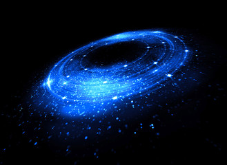 Glow effect. Glint galaxy. Abstract rotational universe. Power energy. Glare tape. Luminous ring. Neon lights cosmic abstract frame. Magic design round frame. Swirl trail effect. Elegant style.