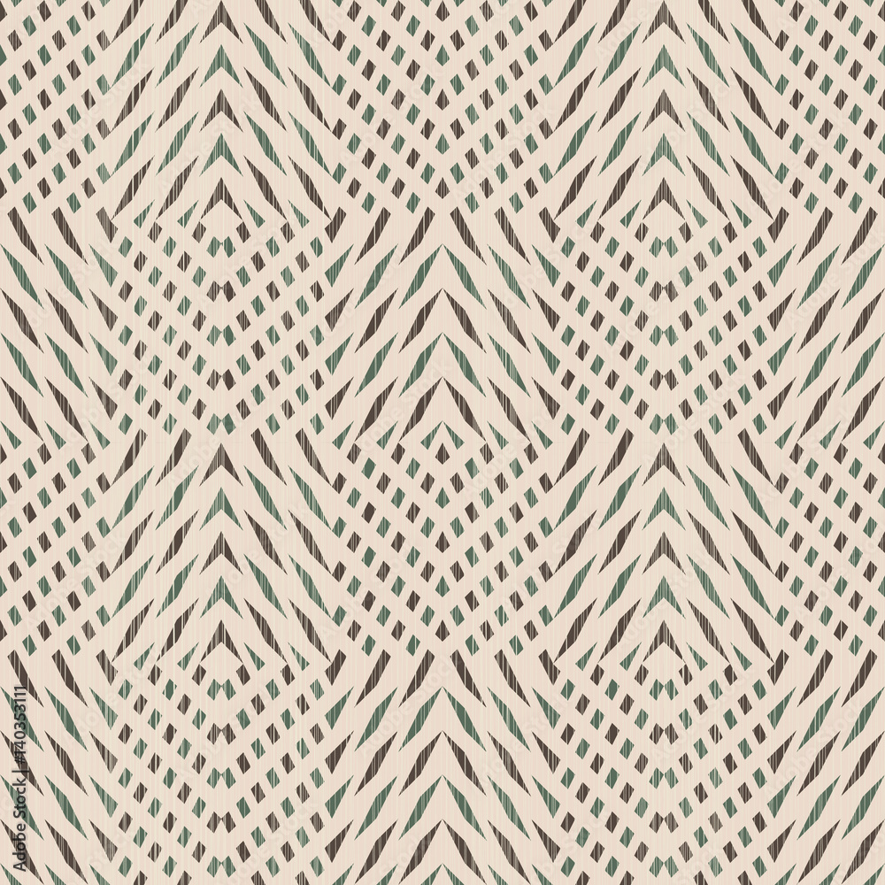 Poster seamless abstract geometric pattern on texture background