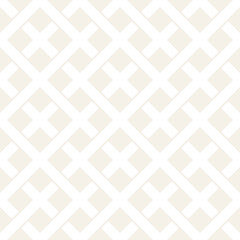 Weave Seamless Pattern. Stylish Repeating Texture. Black and White Geometric Vector Illustration.