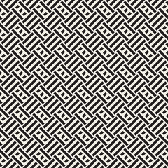 Abstract Geometric Pattern With Stripes Lattice. Seamless Vector Background
