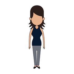 Fototapeta premium woman cartoon icon image vector illustration design