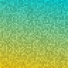 Abstract bright mosaic gradient background blue yellow