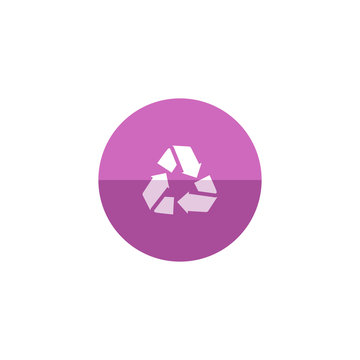 Circle icon - Recycle symbol