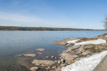 Winter lake in Sweden