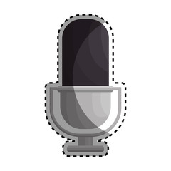 microphone sound device icon vector illustration design