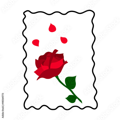 "red rose with petals" Stock image and royalty-free vector files on