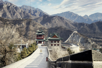 Great Wall and watchtower in Beijing