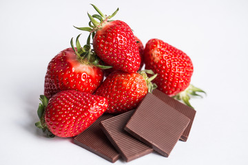 клубника с шоколадом