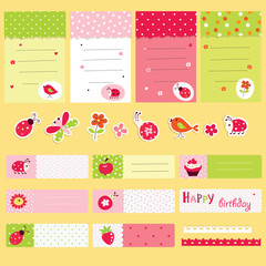 Scrapbook set for birthday