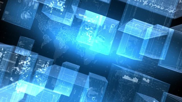 News digital background. Broadcast Graphics.