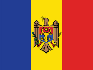 Amazing Moldovan flag.