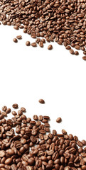 Frame of coffee beans