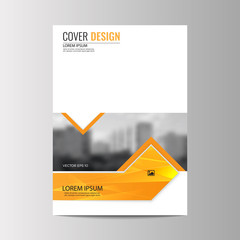 Abstract flyer design background. Brochure template.
