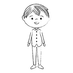 Fototapeta premium young man avatar character vector illustration design