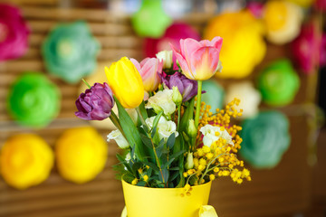 Beautiful festive flower bouquet