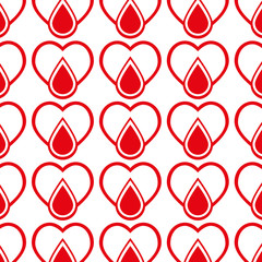 blood donation campaign emblem vector illustration design