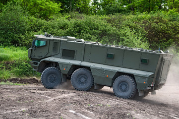 Fototapeta premium The armored car of `Typhoon-K