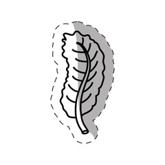 leaf ecology nature monochrome vector illustration eps 10