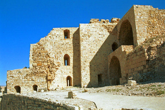 Crusader fort, Kerak, Jordan