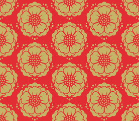 Seamless vector korean pattern