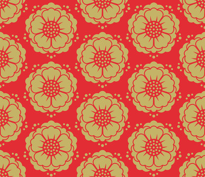 Seamless vector korean pattern