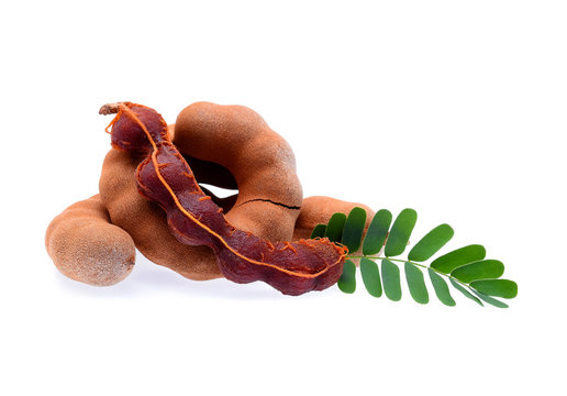 Tamarind isolated on the white background