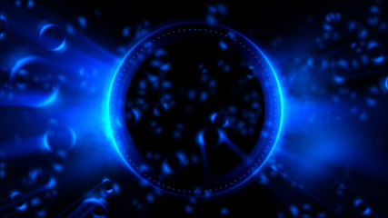 Abstract neon background. Shine swirling. Glowing spiral cover. .Bubbles elegant. Halo around. Power sparks data particle..Space tunnel. Glossy jellyfish. LED color ellipse. Glint glitter beam tech