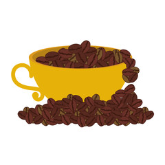 delicious coffee cup icon vector illustration design