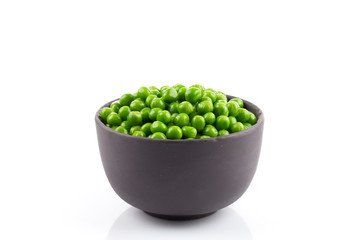 Bowl of green wet pea