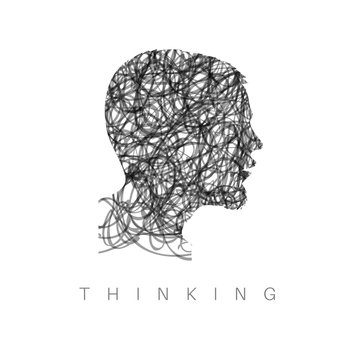 Thinking concept illustration