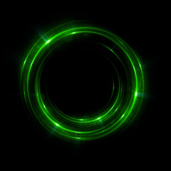 Abstract neon background. luminous swirling. Glowing spiral cover. Black elegant. Halo around. Power isolated. Sparks particle. Space tunnel. Glossy jellyfish. LED color ellipse. Glint glitter