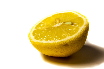 half of a lemon