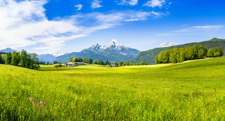 Idyllic bavarian alpine landscape, Germany